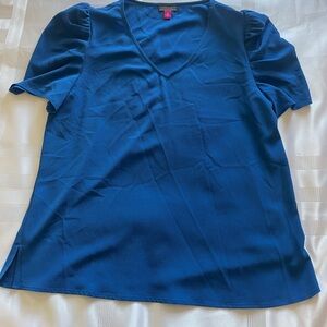 NWOT, Vince Camuto Ruched Cap Sleeve Short Sleeve Top